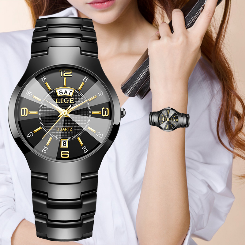Luxury Watch For - LUIK Mode Elegant Damespolshorloge Luxe Keramiek