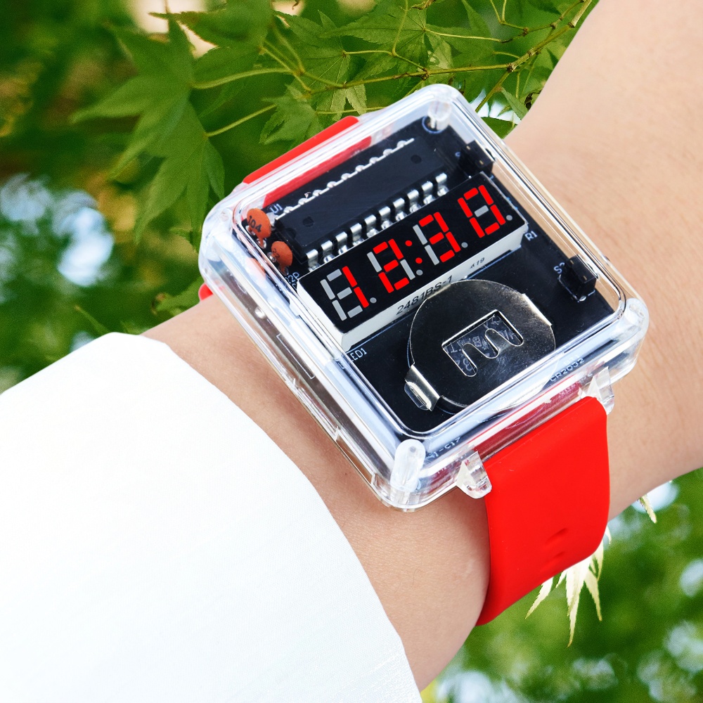 Regulator Display Watch - DIY LED-horloge elektronische kit 0,28 inch