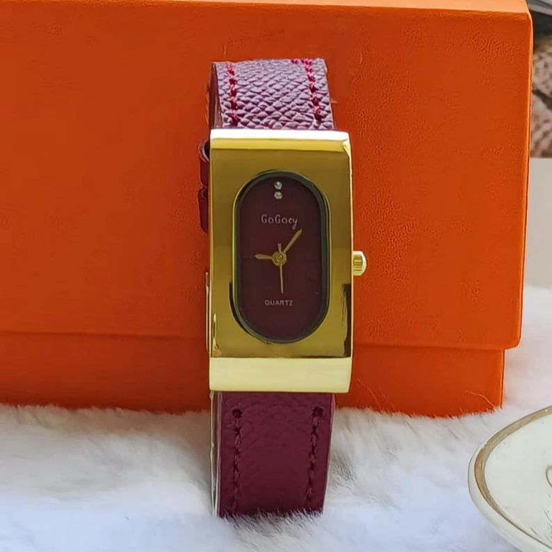 Luxury Watch Leather Strap - Luxe Dames Merk Vrouwen Horloge Mode