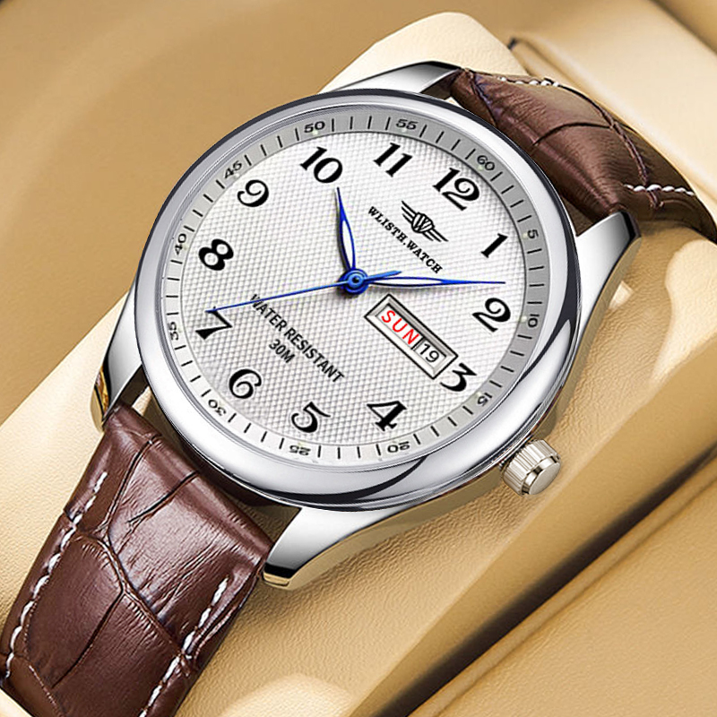 Luxury Watch With Arabic Numerals - WLISTH Luxe merk herenhorloge quartz horloge