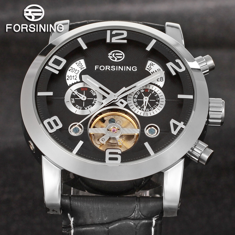 Regulator Display Watch - Forsining Mode Mechanische Mannelijke Horloges Tourbillon