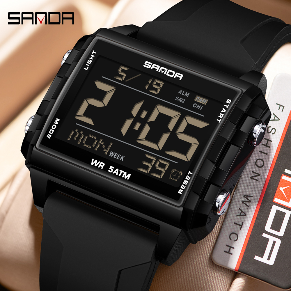 Luxury Watch Brands In World - SANDA Merk Mode LED Horloge voor