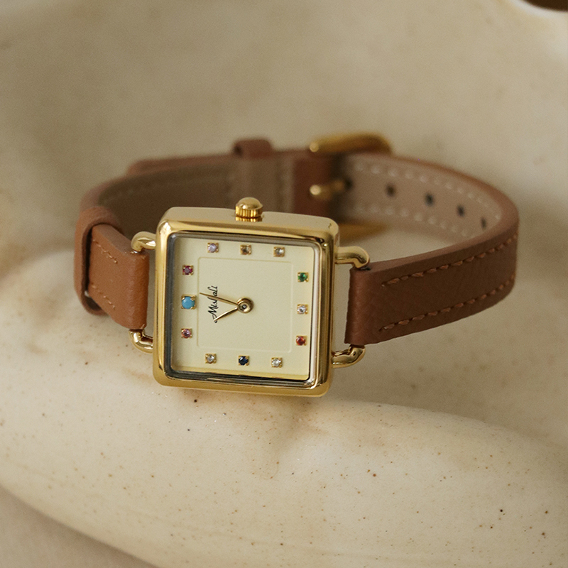 Luxury Watch Leather Strap - Origineel dameshorloge, studentenstijl, licht luxe dames