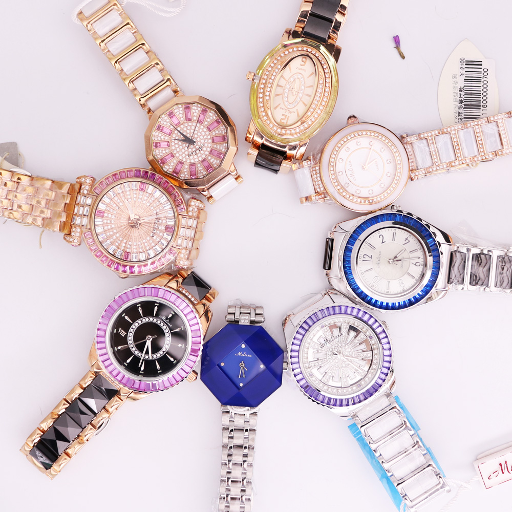 Luxury Watch Discount - Koop! Korting Melissa Keramische Crystal Rhinestones
