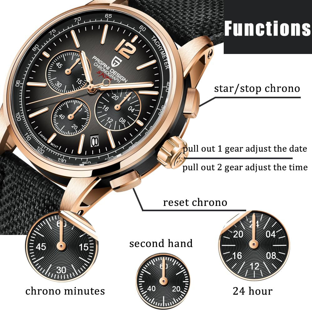Luxury Watch For Men - PAGANI ONTWERP Nieuwe Heren Horloge 41mm