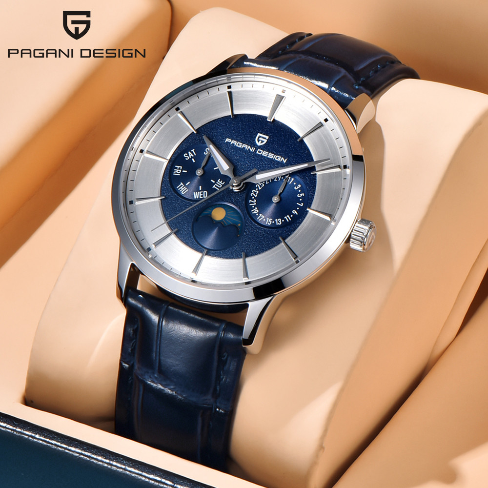 Luxury Watch Brand Tier - Paganidesign Luxe Quartz Horloge van RVS