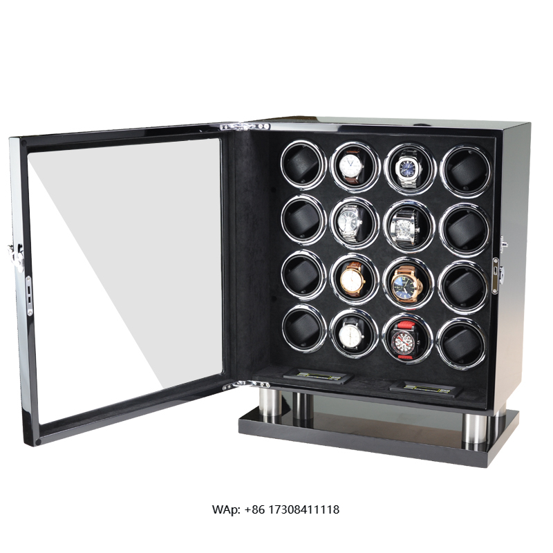 Luxury Watch Winder - Luxe automatische horlogewinder kluis houten horlogedoos