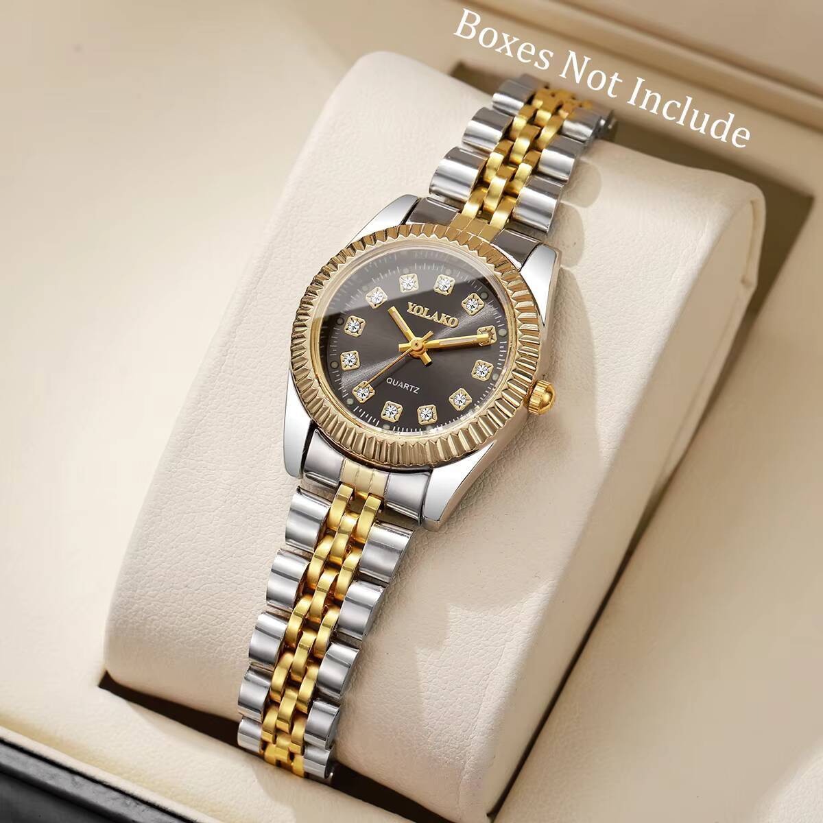 Luxury Watch Storage - Mode Strass Dames Quartz Horloge Luxe