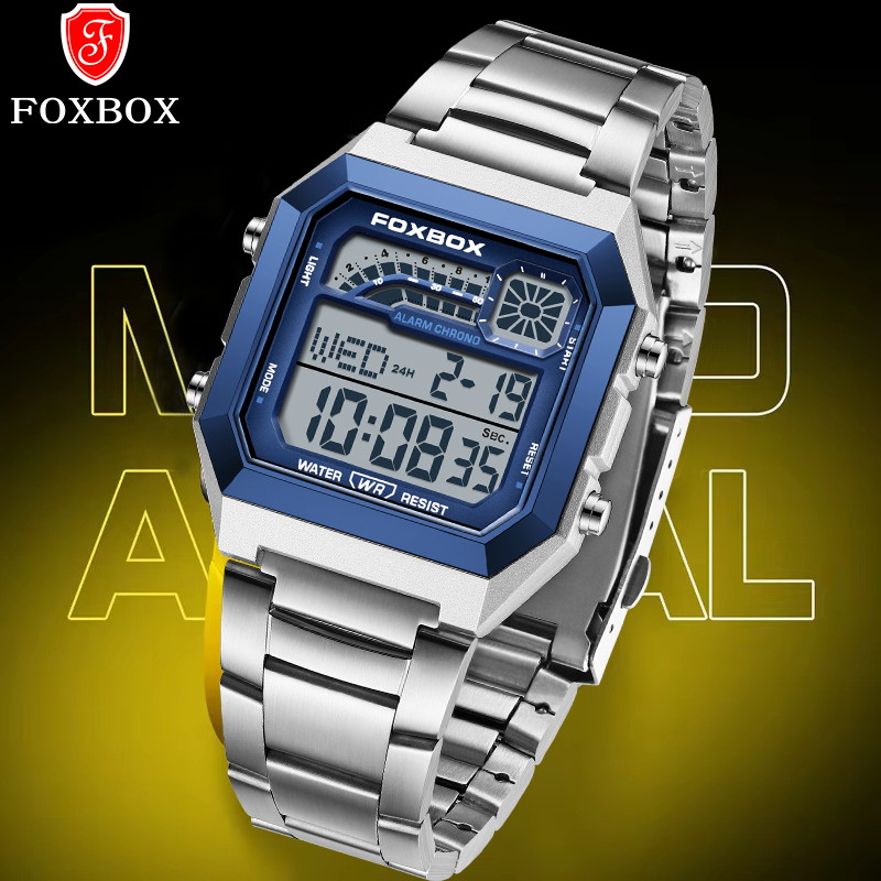 Luxury Watch For Men - FOXBOX Fashion Luxe Digitale Herenhorloge Casual