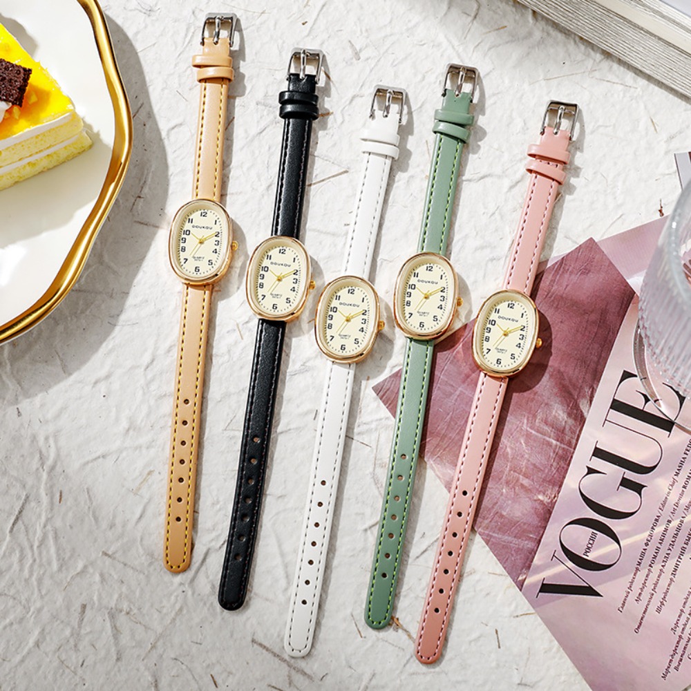 Luxe Ovale Wijzerplaat Vrouwen - Luxury Watch Leather Strap recensie en prijs