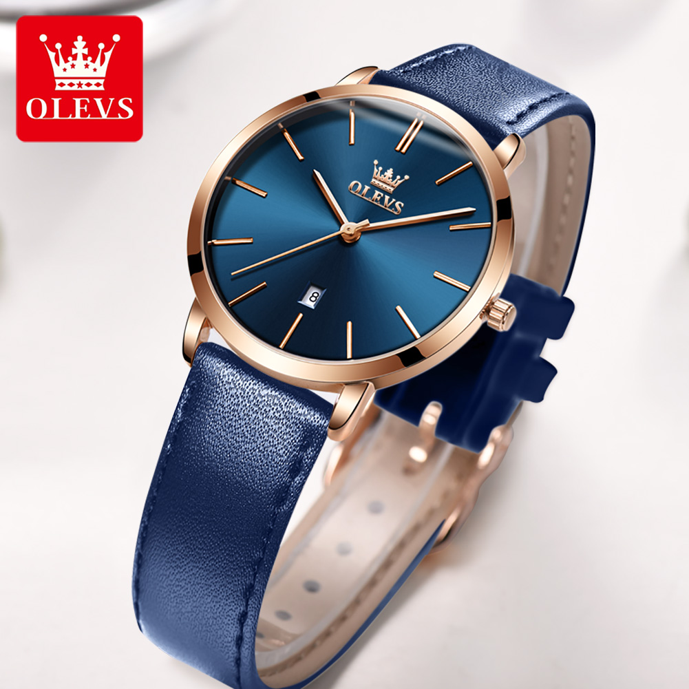 Olevs Mode Ultra Dunne Womens  - Luxury Watch Leather Strap recensie en prijs