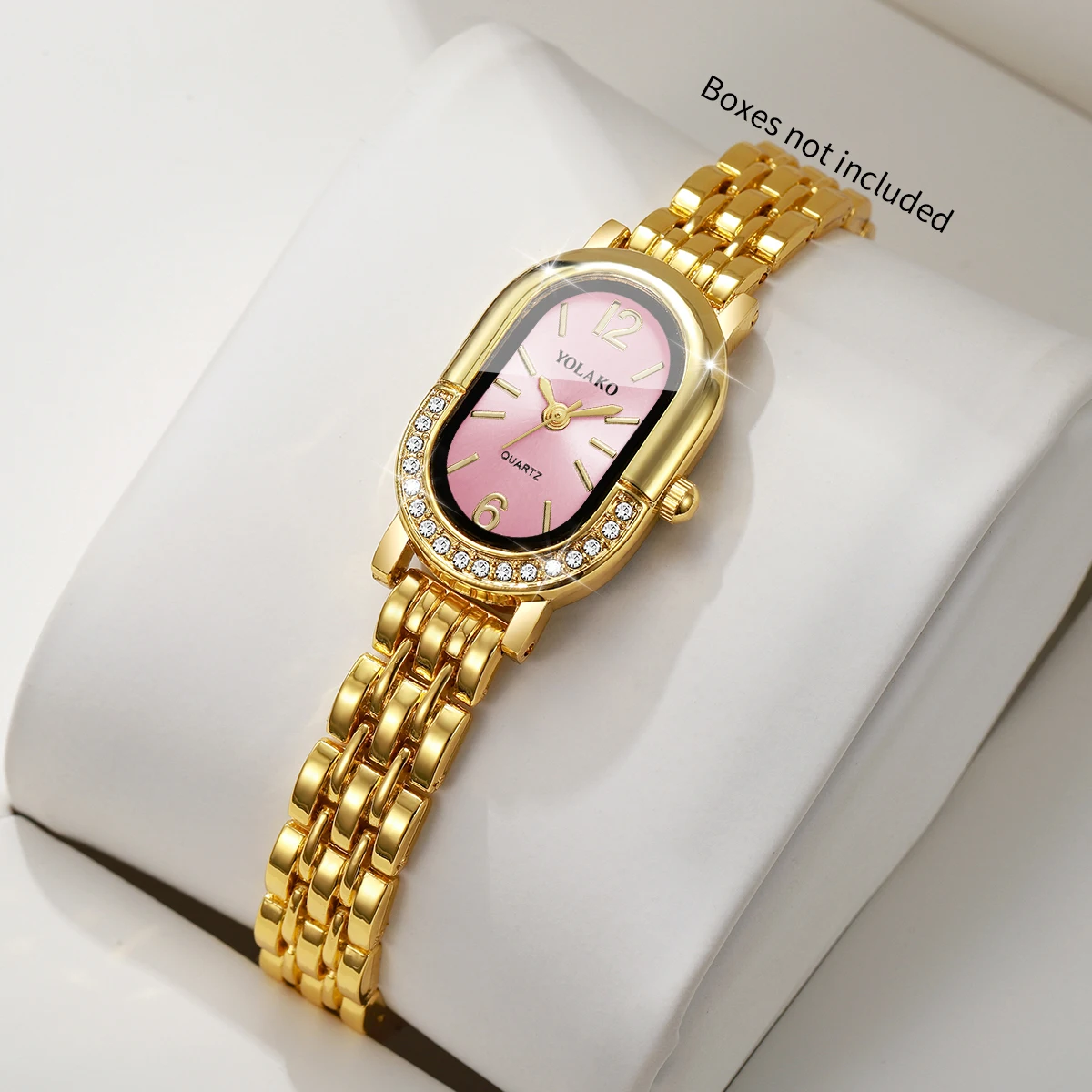 Luxe strass dames quartz horlo - Luxury Watch Storage recensie en prijs