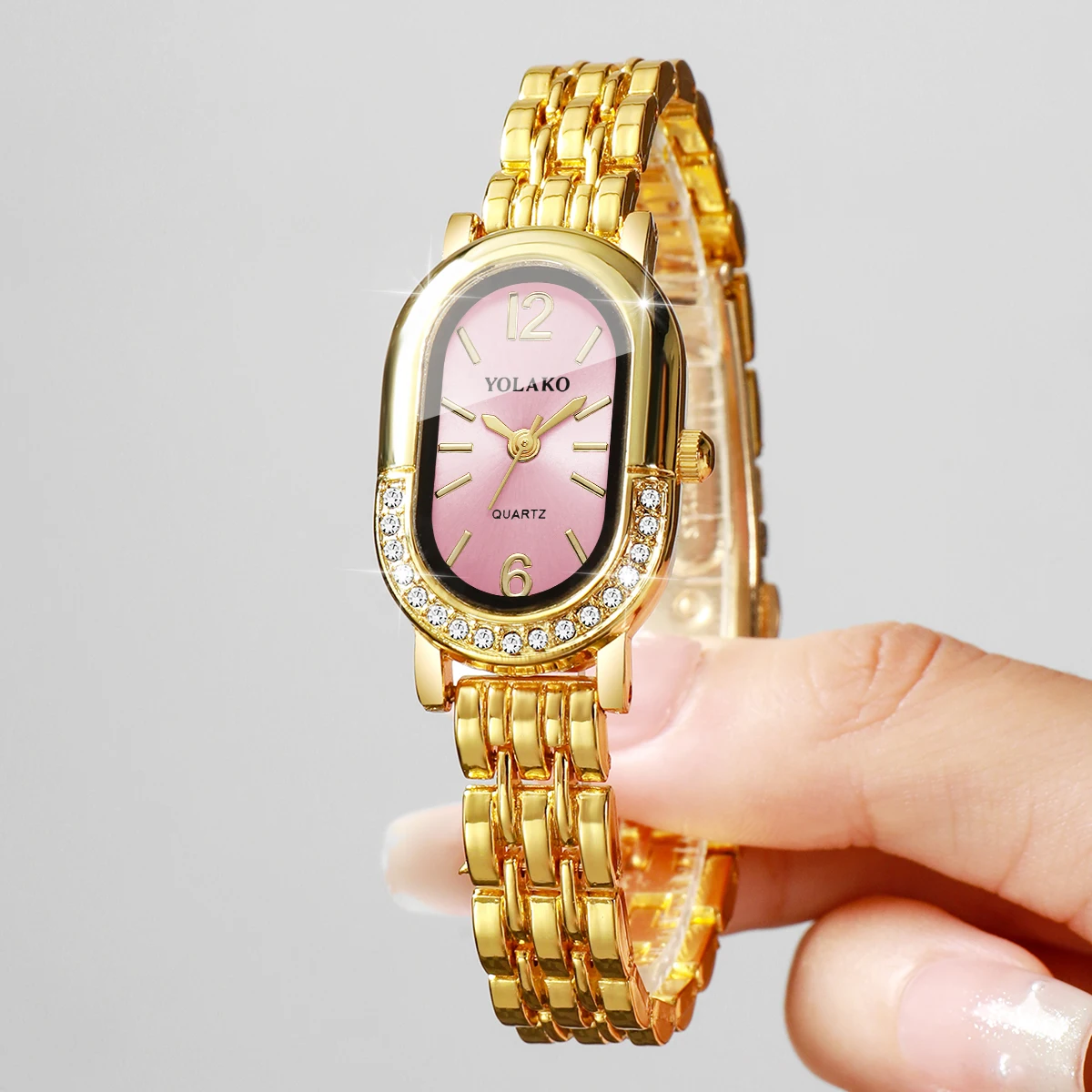 Luxe strass dames quartz horlo - Luxury Watch Storage recensie en prijs