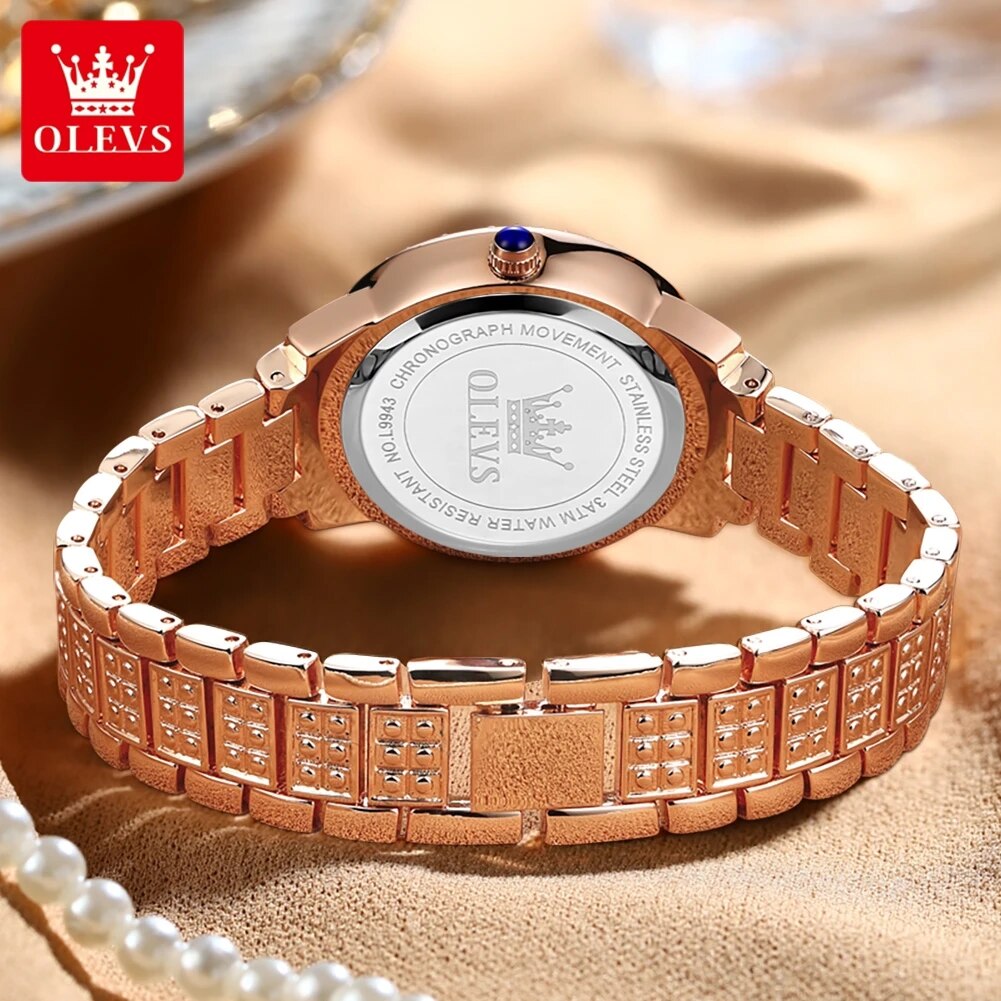 Olevs 9943 Luxe Volledig Diama - Luxury Watch For Sale recensie en prijs