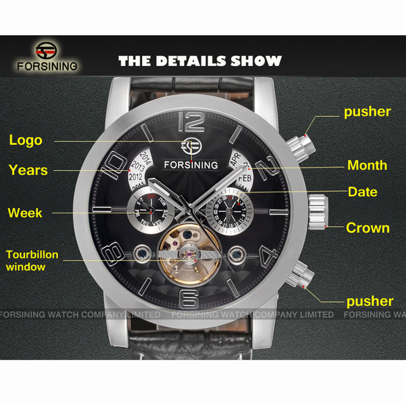 Forsining Mode Mechanische Man - Regulator Display Watch recensie en prijs