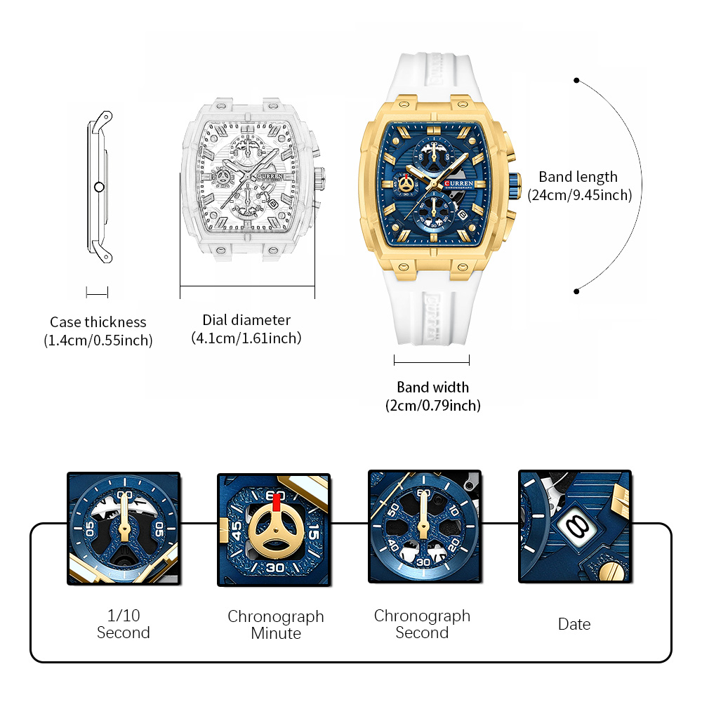 CURREN Luxe vintage horloge vo - Luxury Watch For Men recensie en prijs