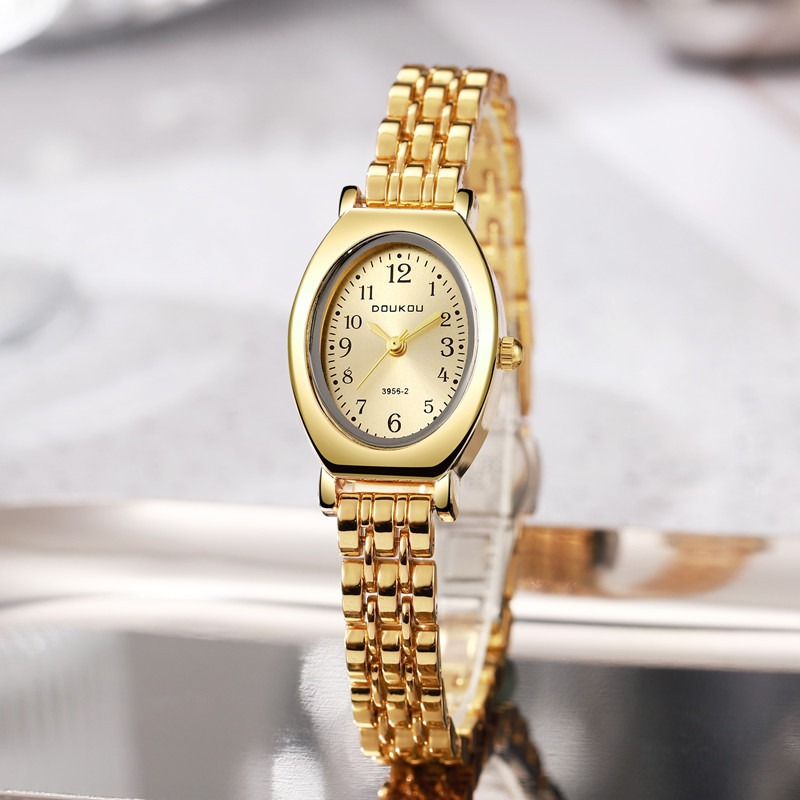 Hot Koop Gouden Horloge Ovale  - Luxury Watch With Arabic Numerals recensie en prijs