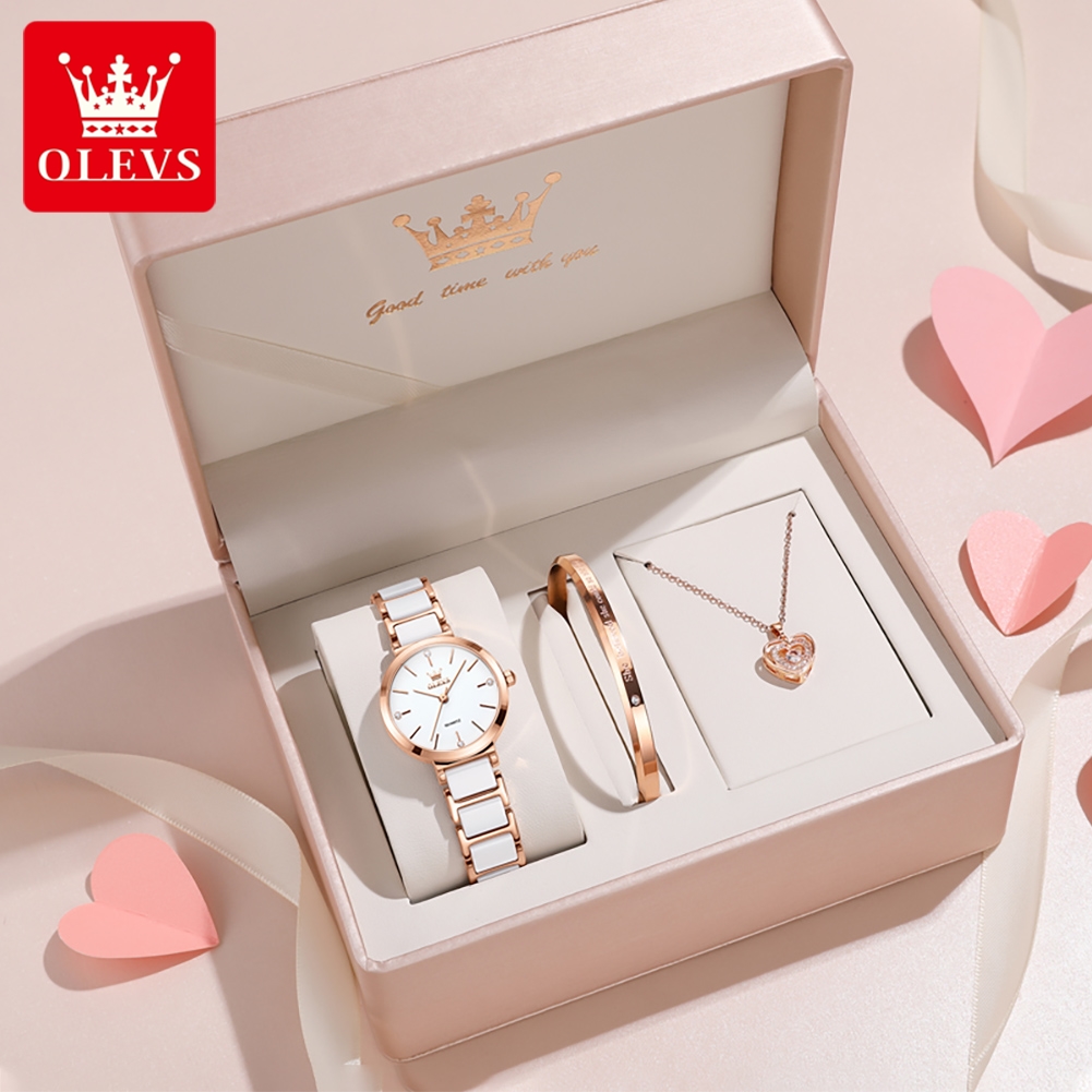 OLEVS Dameshorloge 5877 Luxe E - Luxury Watch & Jewellery Recensioni recensie en prijs