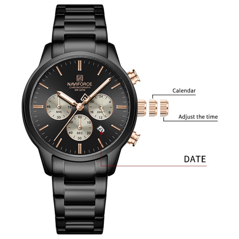 NAVIFORCE Heren Quartz Chronog - Luxury Watch For Men recensie en prijs