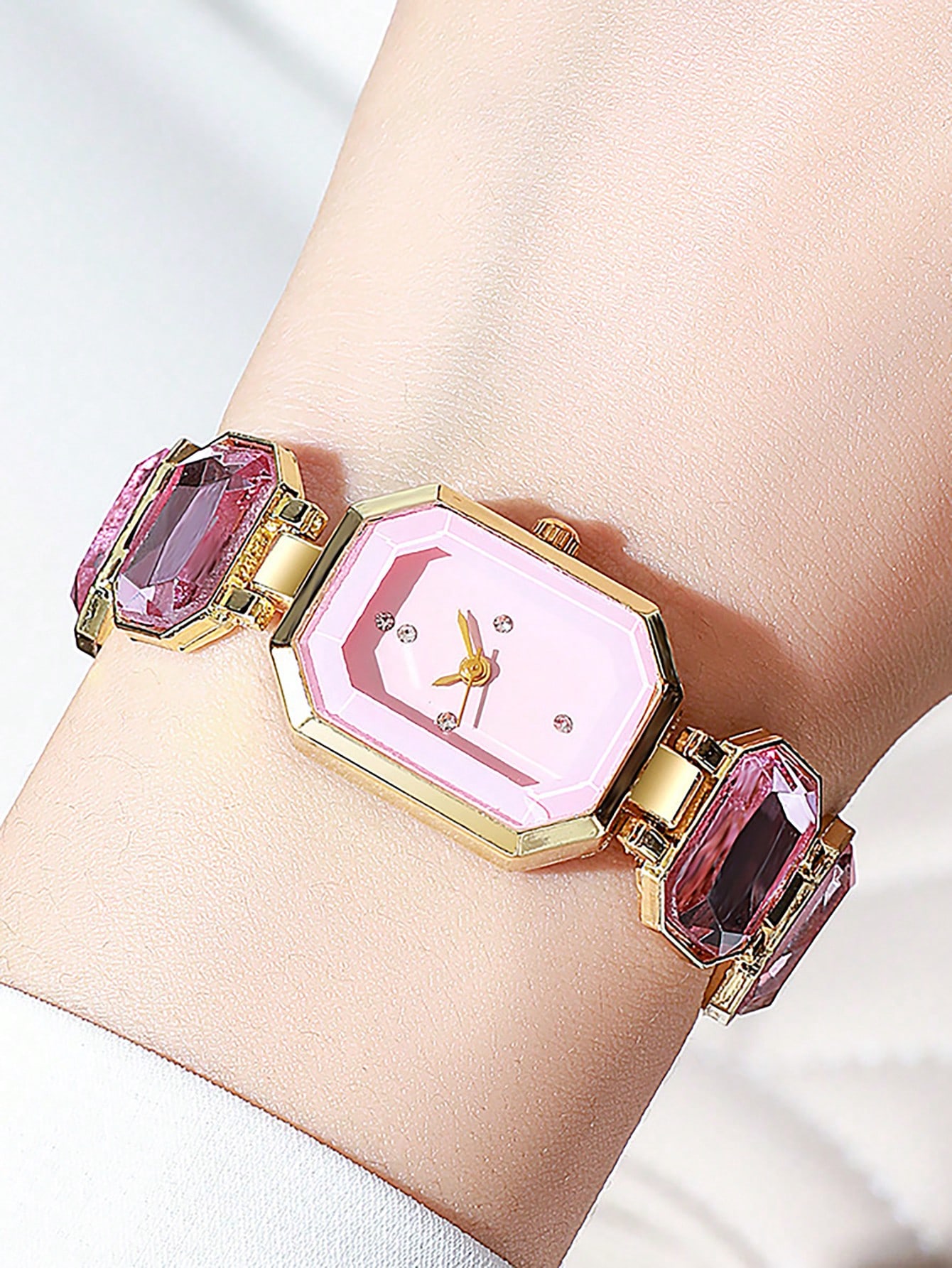 Vrouwen vierkant horloge luxe  - Luxury Watch Gold recensie en prijs