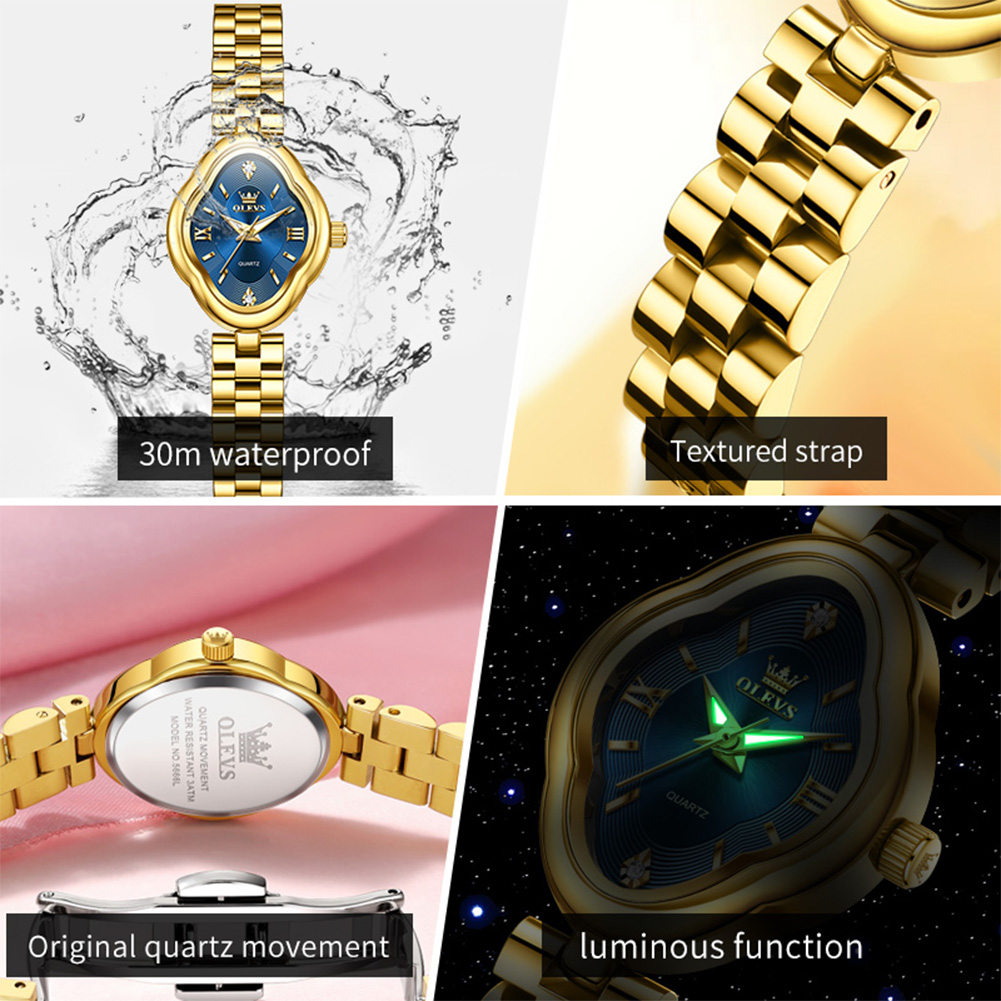 OLEVS gloednieuw dames quartz  - Luxury Watch Gold recensie en prijs