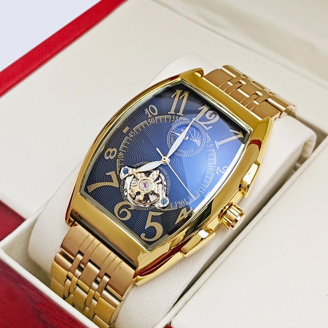 Toplaags luxe tonvormig mechan - Luxury Watch Tier recensie en prijs