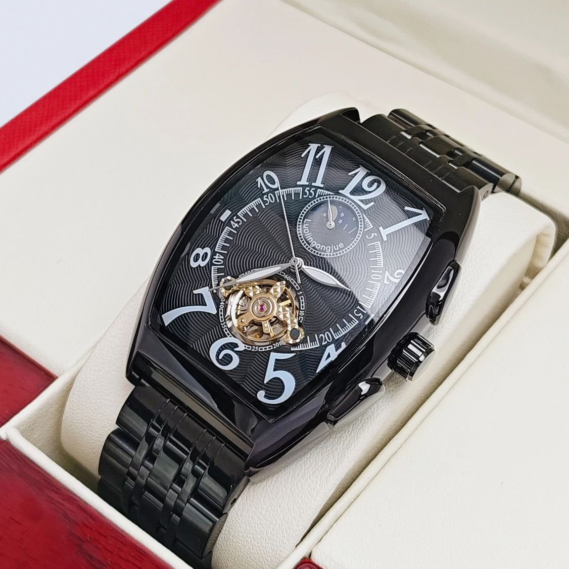 Toplaags luxe tonvormig mechan - Luxury Watch Tier recensie en prijs