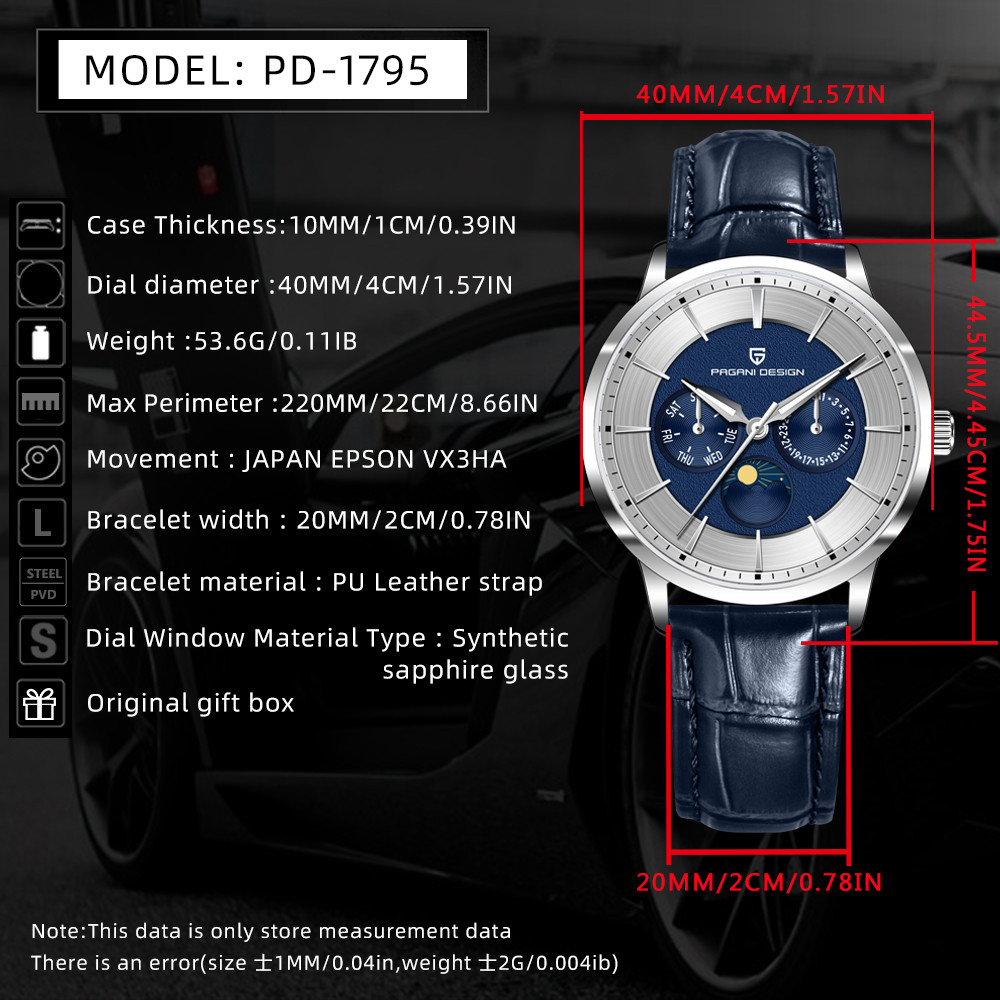 Paganidesign Luxe Quartz Horlo - Luxury Watch Brand Tier recensie en prijs