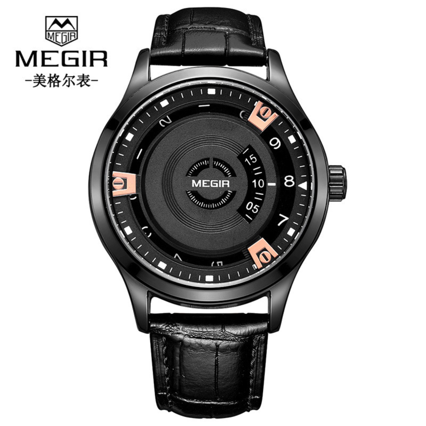 MEGIR Mannen Horloges Luxe Led - Luxury Watch Leather Strap recensie en prijs