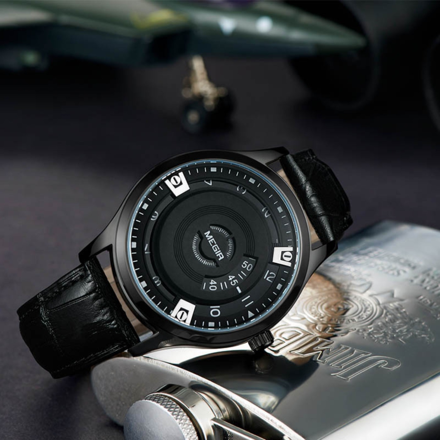 MEGIR Mannen Horloges Luxe Led - Luxury Watch Leather Strap recensie en prijs