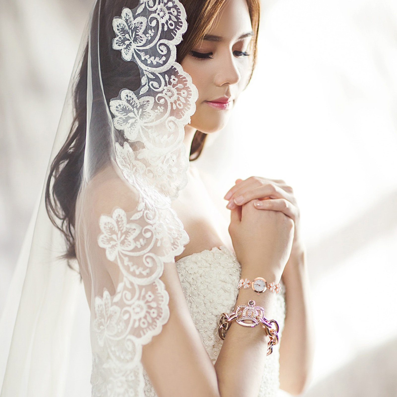 Elegant kristallen quartz armb - Luxury Watch & Jewellery Recensioni recensie en prijs