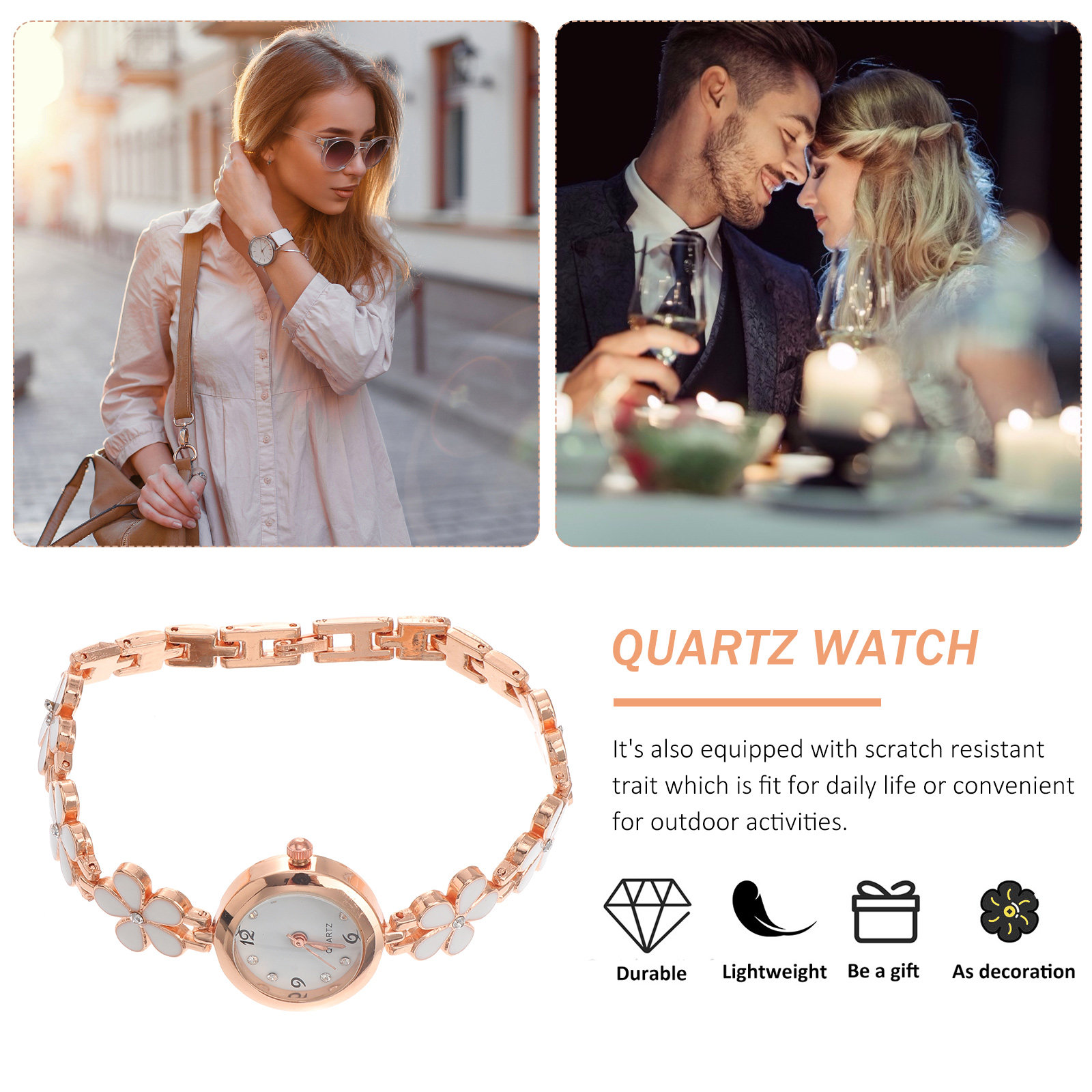 Elegant kristallen quartz armb - Luxury Watch & Jewellery Recensioni recensie en prijs