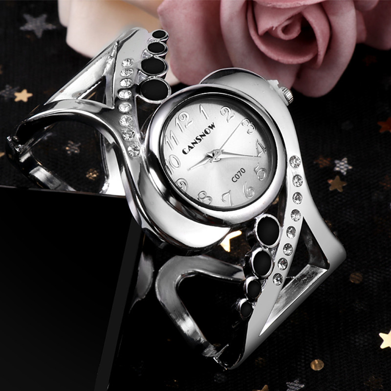 Vrouwen Bangle Horloge Crystal - Luxury Watch For Sale recensie en prijs