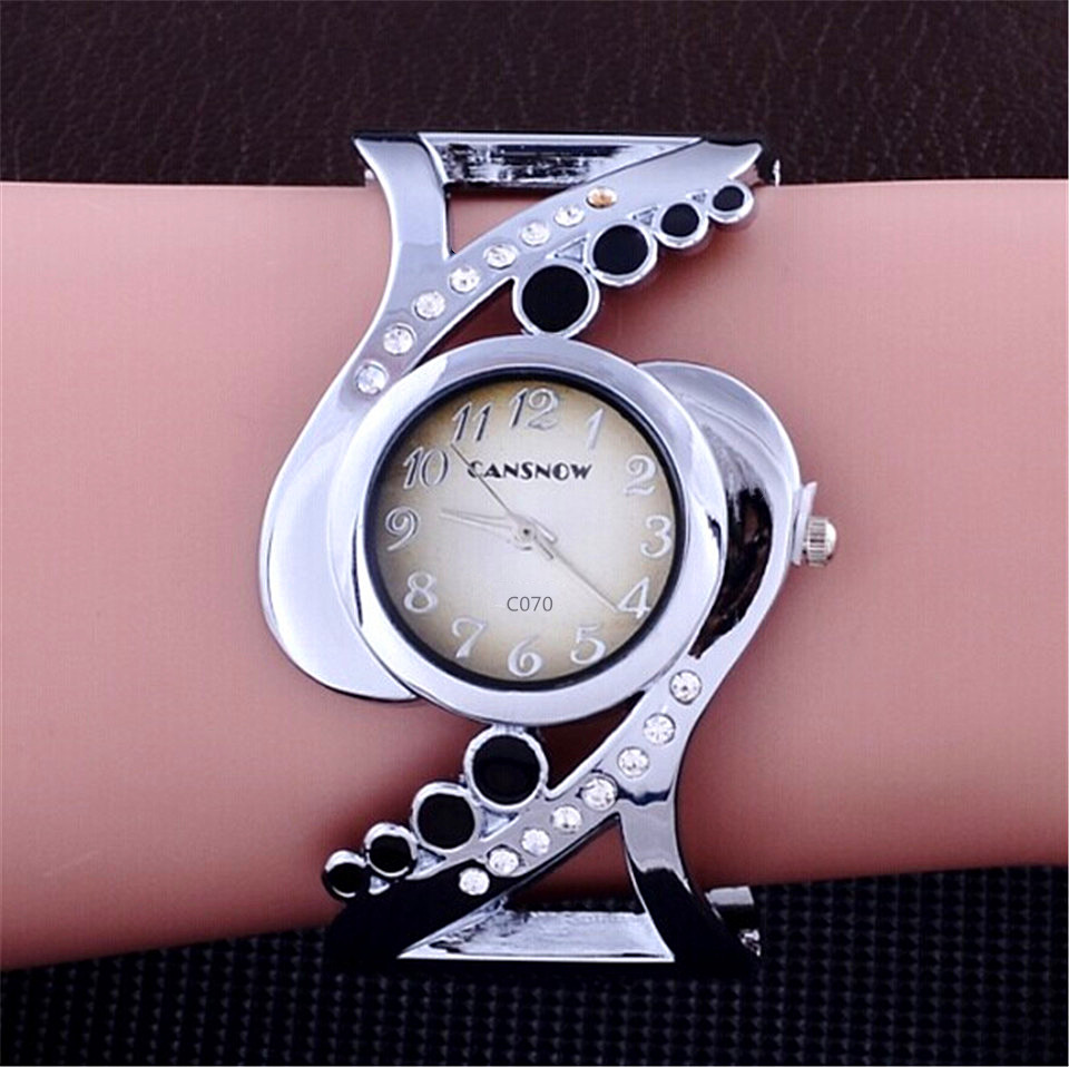 Vrouwen Bangle Horloge Crystal - Luxury Watch For Sale recensie en prijs