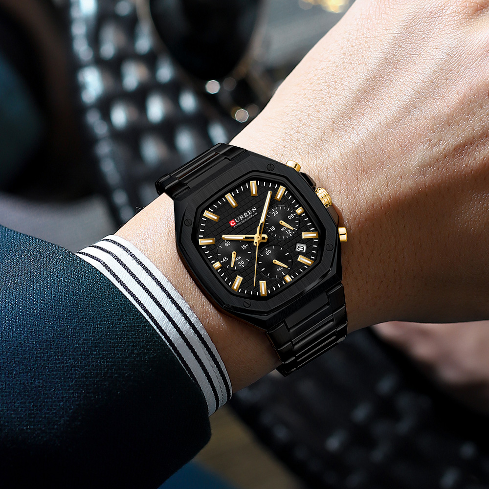 CURREN Luxe Vierkant Chrono Ho - Luxury Watch For Men recensie en prijs