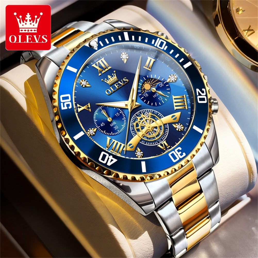 Luxe OLEVS quartz horloge met  - Luxury Watch Winder recensie en prijs