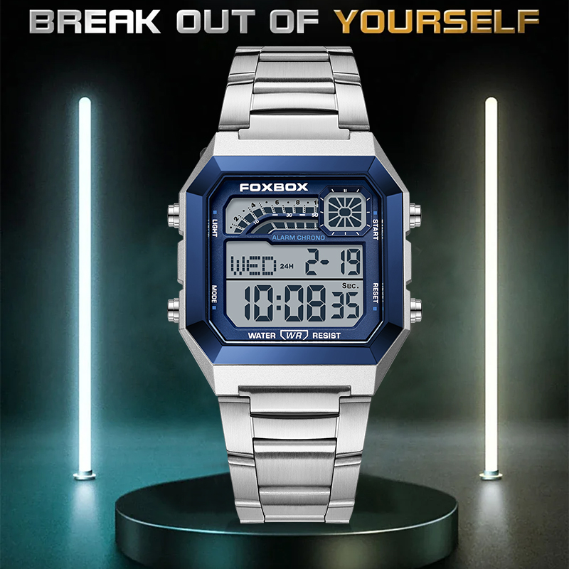 FOXBOX Fashion Luxe Digitale H - Luxury Watch For Men recensie en prijs