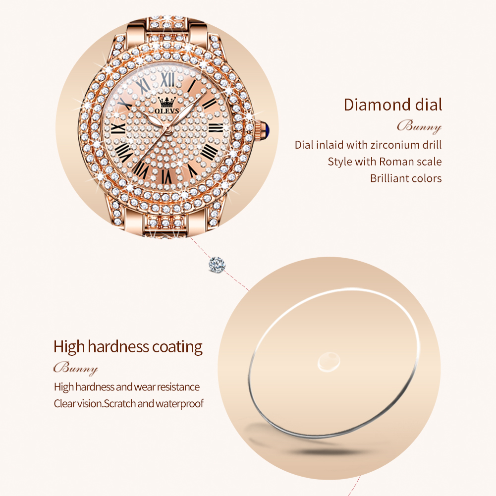OLEVS 9943 Luxe volledig diama - Luxury Watch For Sale recensie en prijs