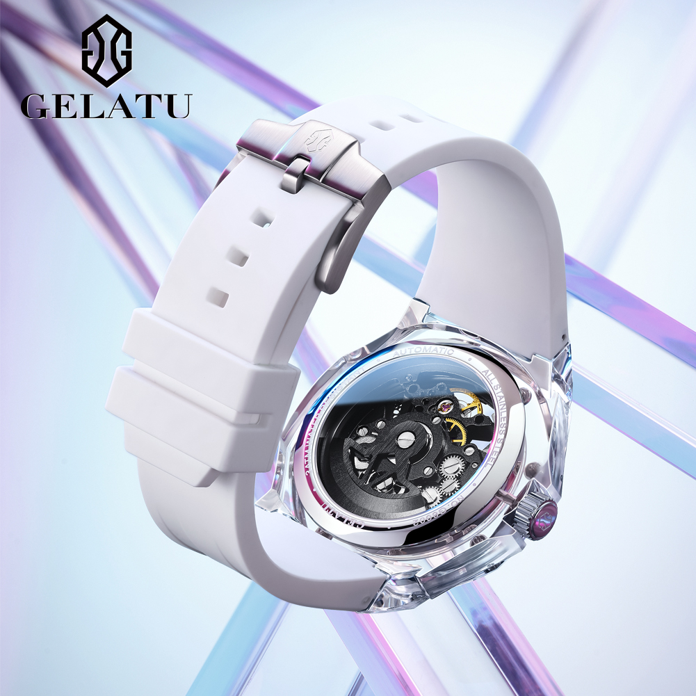 GELATU 8002 automatisch mechan - Luxury Watch Leather Strap recensie en prijs
